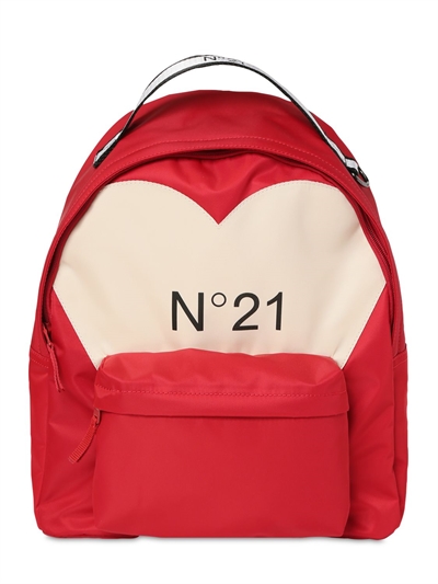 backpack red logo