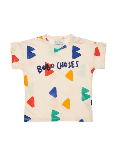 Bobo Choses - Logo monogram organic cotton t-shirt - | Luisaviaroma