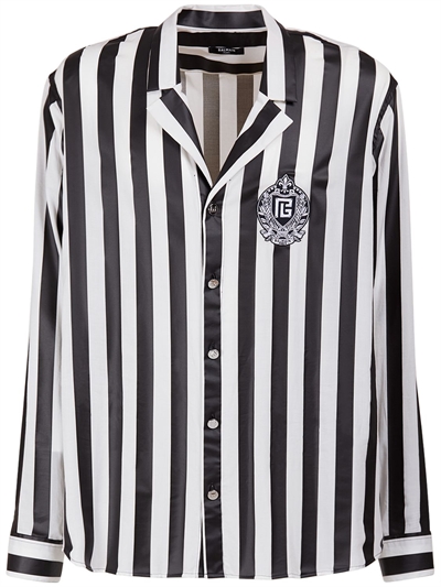 balmain striped shirt