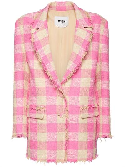 msgm pink blazer