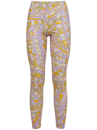 Emilio Pucci - Printed leggings - Lilac 