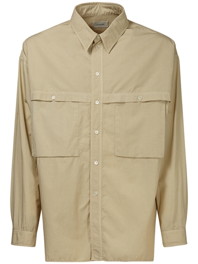 Lemaire - Storm flap cotton shirt 