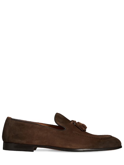 Suede loafers w/ tassel - Doucal's - Men | Luisaviaroma