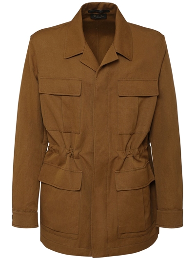 Classic cotton \u0026 linen safari jacket 