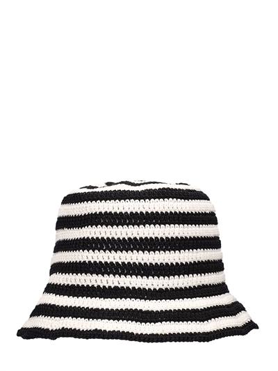 Kam cotton blend crochet bucket hat 