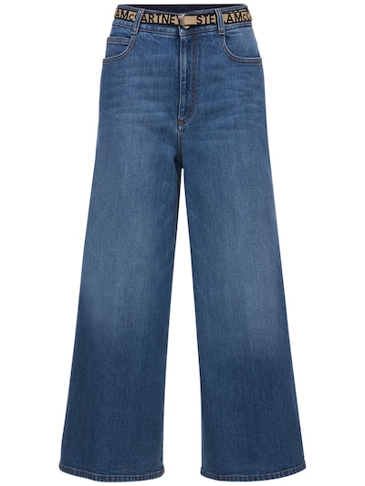 Jeans Dritti In Denim Di Cotone Luisaviaroma Donna Abbigliamento Pantaloni e jeans Jeans Jeans straight 