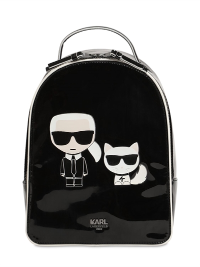 synthetic leather backpack