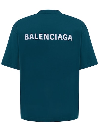 balenciaga back logo t shirt