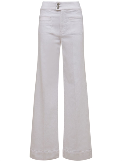 Frame - Le hardy wide leg jeans - White 