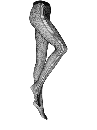 Wolford - Leo fishnet tights - Black 