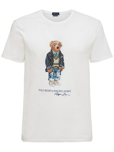 polo bear shirt white