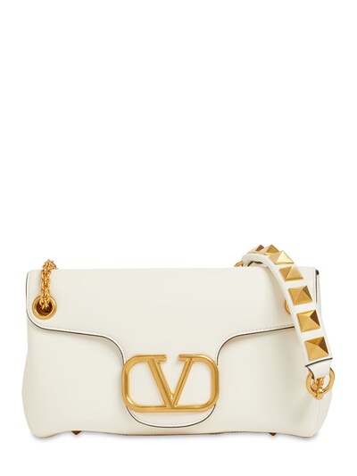 Valentino Woman White Shoulder Bags