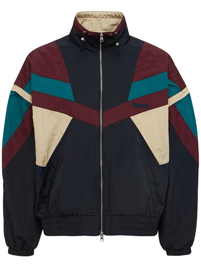 color block nylon jacket