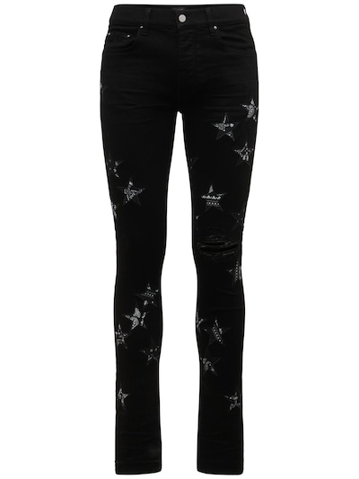 amiri white star jeans