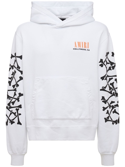 Amiri - Logo cotton jersey hoodie 