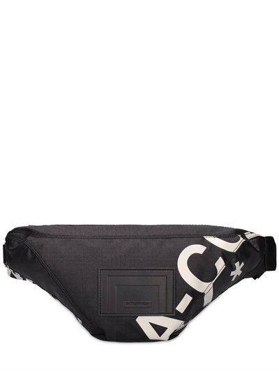 A-cold-wall* - Marsupio in techno con logo - Nero/Bianco | Luisaviaroma