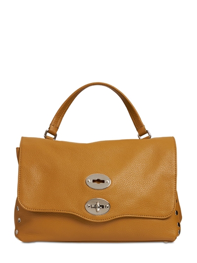 Zanellato - Small postina leather top handle bag - Zucca | Luisaviaroma