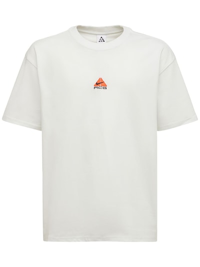 Gran cantidad de Naturaleza expedición Nike Acg - Camiseta con logo - Blanco | Luisaviaroma