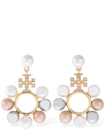 Kira multi faux pearl earrings - Tory Burch - women | Luisaviaroma