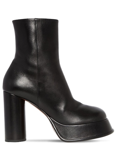 115mm leather platform boots - Ambush - Women | Luisaviaroma