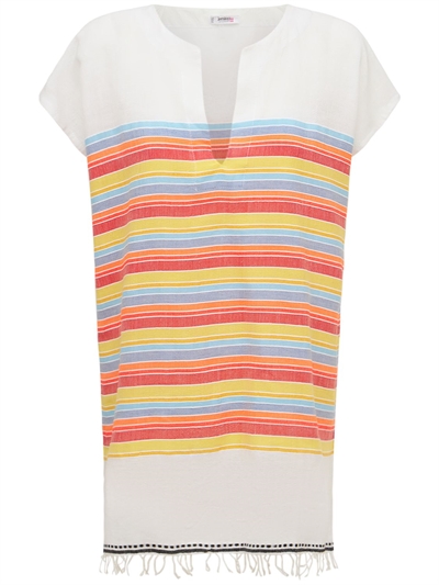 Lemlem - Mokati cotton tunic mini dress 