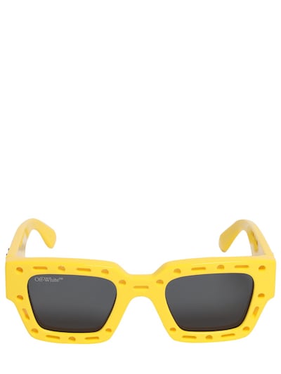 off white acetate sunglasses