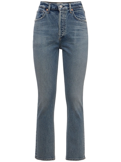 rise vintage slim denim jean 