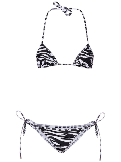 Printed triangle string bikini set - The Attico - Women | Luisaviaroma