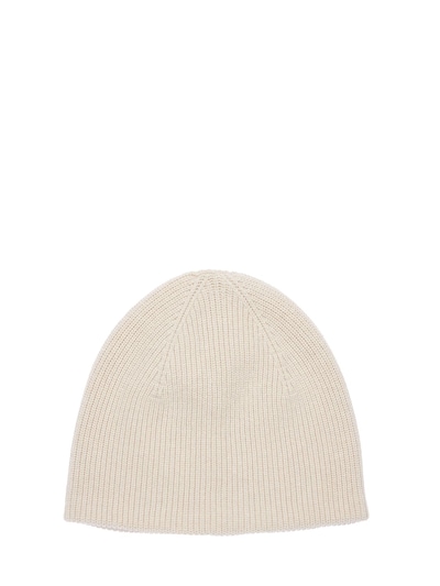 rib knit cashmere beanie