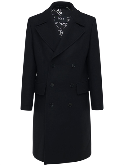 wool single breasted coat