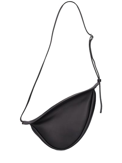 The Row Small Slouchy Banana Bag in Leather 