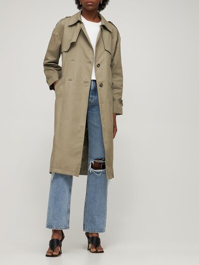 Finley cotton gabardine trench coat - ANINE BING - Women | Luisaviaroma