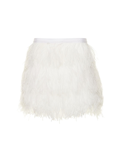 Brandon Maxwell - Ostrich feathers mini 