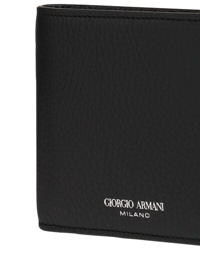 Logo leather wallet - Giorgio Armani - Men | Luisaviaroma