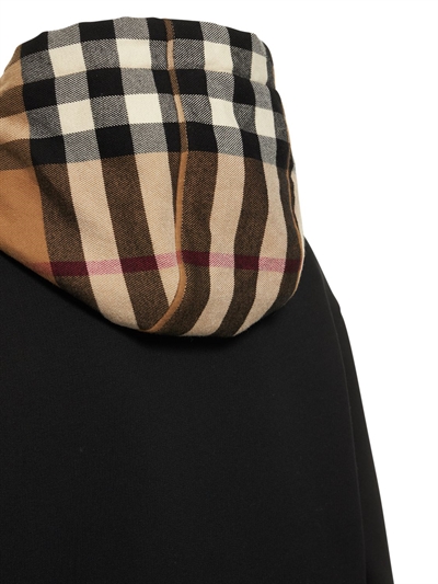 Sweat zippÃ© en jersey de coton Ã  capuche willow - Burberry - Femme | Luisaviaroma