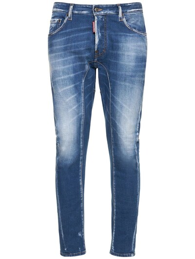 16.5cm tidy biker cotton denim jeans - Dsquared2 - Men