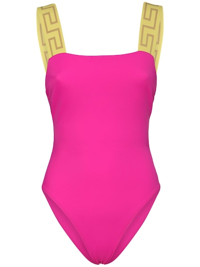 Greek Monogram One Piece Swimsuit Luisaviaroma Women Sport & Swimwear Swimwear Swimsuits 