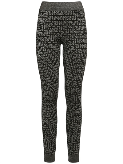 Missoni - Lurex logo wool blend knit 