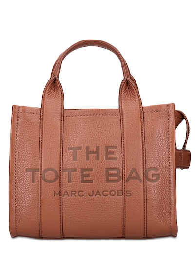 mini traveler leather tote