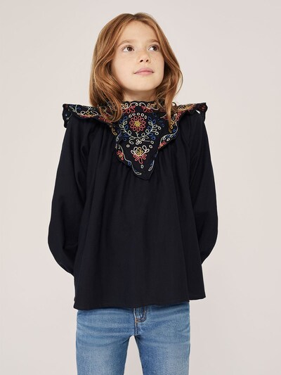 luisaviaroma.com | Chloé Embroidered Cotton Twill Shirt
