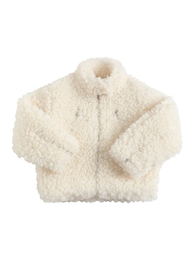 Teddy jacket w/ patch - Mm6 Maison Margiela - Girls | Luisaviaroma