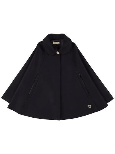 Wool blend felt cape - Elie Saab - Girls | Luisaviaroma