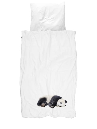 moeilijk tevreden te krijgen Meer dan wat dan ook Beïnvloeden Panda organic cotton duvet cover set - Snurk - Girls | Luisaviaroma