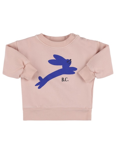 Rabbit print organic cotton sweatshirt - Bobo Choses - Girls | Luisaviaroma