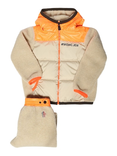 Tech fleece ski jacket & pants - Moncler Grenoble - Boys