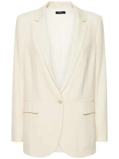 Theory - Casual single breasted blazer - White | Luisaviaroma