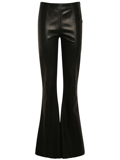 Alberta Ferretti - Flared leather pants 