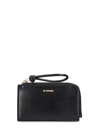 Giro envelope leather zip-up wallet - Jil Sander - Women | Luisaviaroma