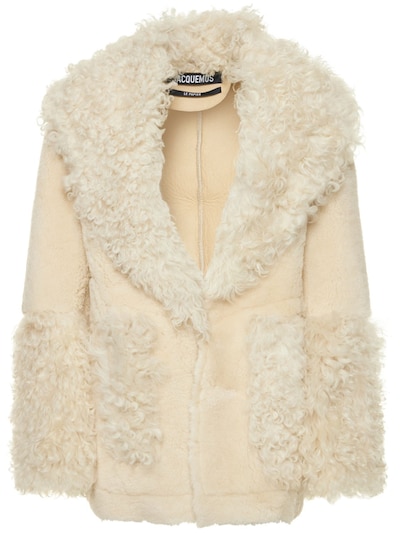 La veste piobbu short fur coat - Jacquemus - Women | Luisaviaroma