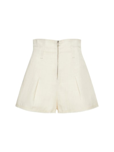 Le short santon linen blend shorts - Jacquemus - Women | Luisaviaroma